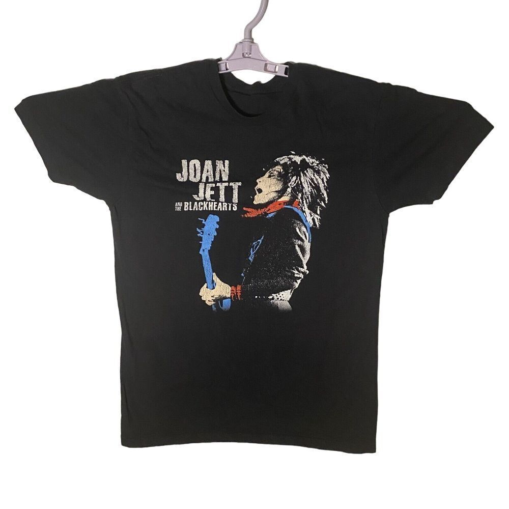 Joan Jett and the Blackhearts Rocker T-Shirt Unisex Small Black Cotton Crew Neck